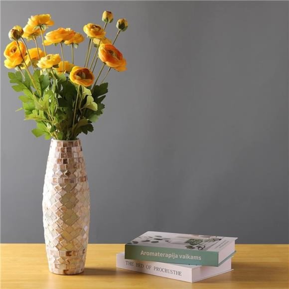 Artificial SilkFlowers Persian Buttercup HeavyColor RanunculusFlower 5Pcs,Yellow - Picture 4 of 6